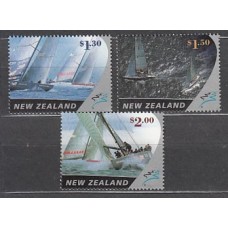 Nueva Zelanda - Correo 2002 Yvert 1944/6 ** Mnh Deportes. Vela