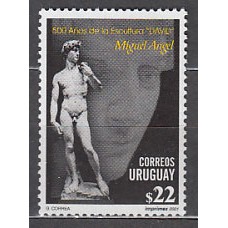 Uruguay - Correo 2001 Yvert 1945 ** Mnh Escultura David de Michael Angel
