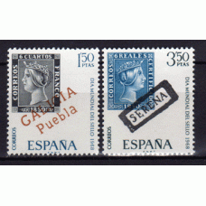 España II Centenario Correo 1968 Edifil 1869/70 ** Mnh