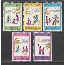 San Vicente-Grenadines - Correo Yvert 195/9 ** Mnh Navidad