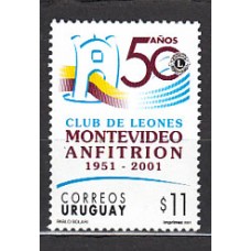 Uruguay - Correo 2001 Yvert 1953 ** Mnh Lions