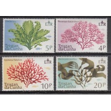 Tristan da Cunha - Correo Yvert 197/200 ** Mnh  Plantas marinas