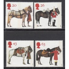Gran Bretaña - Correo 1997 Yvert 1972/5 ** Mnh Fauna caballos