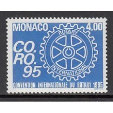 Monaco - Correo 1995  Yvert 1973 ** Mnh   Convención Rotary