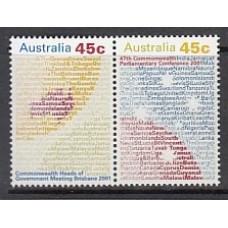 Australia - Correo 2001 Yvert 1976/7 ** Mnh