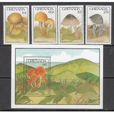 Grenada - Correo 1991 Yvert 1986/9+H.262 ** Mnh Setas