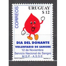 Uruguay - Correo 2001 Yvert 1989 ** Mnh Medicina
