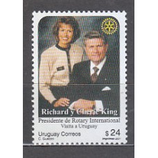 Uruguay - Correo 2001 Yvert 1990 ** Mnh Rotary