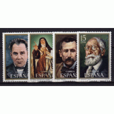 España II Centenario Correo 1971 Edifil 2027/30 ** Mnh