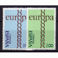 España II Centenario Correo 1971 Edifil 2031/2 ** Mnh