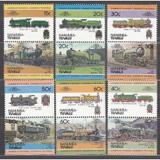 Tuvalu - Nanumea Correo Yvert 1 ** Mnh Trenes