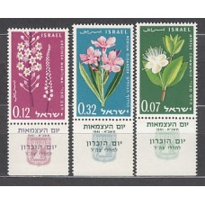 Israel - Correo 1961 Yvert 200/2 ** Mnh  Flores