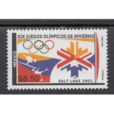 Mexico Correo 2002 Yvert 2000 ** Mnh Deportes. Juegos Olimpicos de Salt Lake City