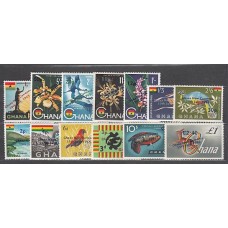 Ghana - Correo 1965 Yvert 201/11+A.11/2 ** Mnh  Fauna