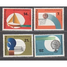 Papua y Nueva Guinea - Correo Yvert 201/4 ** Mnh  Deportes