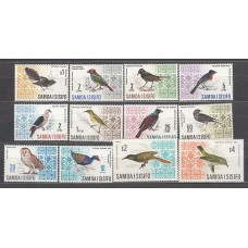 Samoa - Correo Yvert 202/11B ** Mnh Fauna. Aves