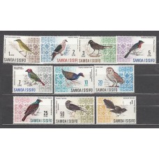 Samoa - Correo Yvert 202/11 ** Mnh Fauna. Aves