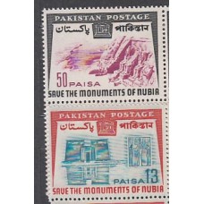 Pakistan - Correo Yvert 202/3 ** Mnh  Monumentos de Nubia