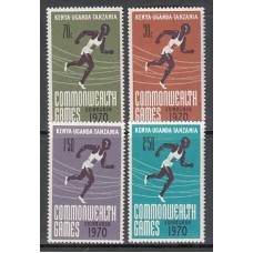 Este Africano - Correo Yvert 202/5 ** Mnh  Deportes