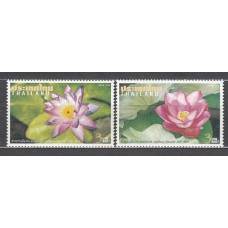 Tailandia - Correo Yvert 2024/5 ** Mnh  Flores