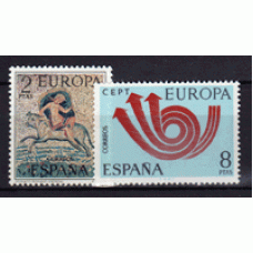 España II Centenario Correo 1973 Edifil 2125/6 ** Mnh