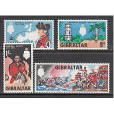 Gibraltar - Correo 1967 Yvert 203/6 ** Mnh Georges Eliott
