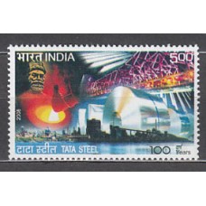 India - Correo Yvert 2033 ** Mnh  Siderurgia