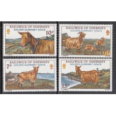 Guernsey - Correo 1980 Yvert 204/7 ** Mnh Fauna