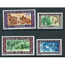 Alto Volta Correo Yvert 204/5+A73/4 ** Mnh  Agricultura