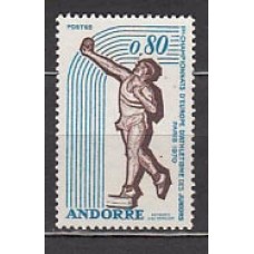 Andorra Francesa Correo 1970 Yvert 205 ** Mnh Atletismo