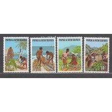 Papua y Nueva Guinea - Correo Yvert 205/8 ** Mnh