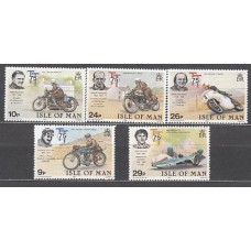 Man - Correo 1982 Yvert 205/209 ** Mnh Motos