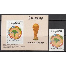 Guayana Britanica - Correo Yvert 2050Z+Hoja ** Mnh Deportes. Fútbol
