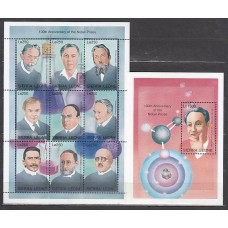 Sierra Leona - Correo Yvert 2058/66+Hb 280 ** Mnh  Premios Nobel