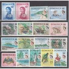 Dominica - Correo 1968 Yvert 206/22 ** Mnh