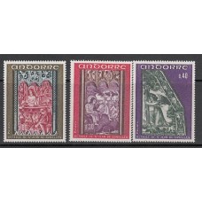 Andorra Francesa Correo 1970 Yvert 206/8 ** Mnh