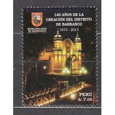 Peru - Correo 2014 Yvert 2064 ** Mnh