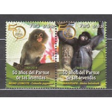Peru - Correo 2014 Yvert 2068/69 ** Mnh Fauna