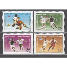 Republica del Yemen - Correo Yvert 207/10 ** Mnh  Deportes fútbol