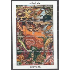 Libia - Correo 1996 Yvert 2079/84 ** Mnh  Fauna reptiles