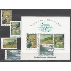 Tristan da Cunha - Correo Yvert 208/11 ** Mnh  Pinturas de Svensson