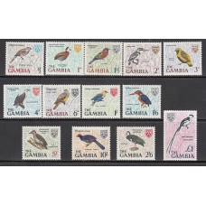 Gambia - Correo 1966 Yvert 208/20 ** Mnh  Fauna aves