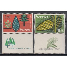 Israel - Correo 1961 Yvert 209/10 ** Mnh  Flora