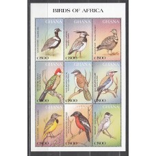 Ghana - Correo 1997 Yvert 2099/107 ** Mnh  Fauna aves