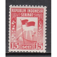 Indonesia - Correo 1950 Yvert 20 ** Mnh  Bandera