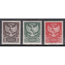 Indonesia - Correo 1950 Yvert 21/3 ** Mnh