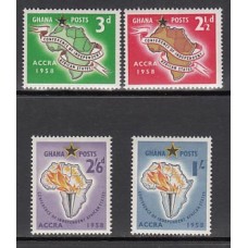 Ghana - Correo 1958 Yvert 21/4 ** Mnh