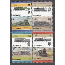 Tuvalu - Nui Correo Michel 21/8 ** Mnh Trenes