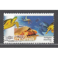 Mexico Correo 2005 Yvert 2116 ** Mnh Fauna. Tortuga Marina