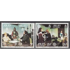 Jersey - Correo 1980 Yvert 213/6 ** Mnh Europa